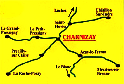 situer charnizay cochons d`inde du savin
